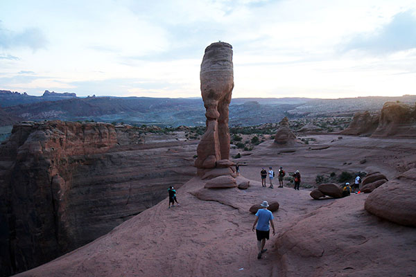 Delicate Arch from the side