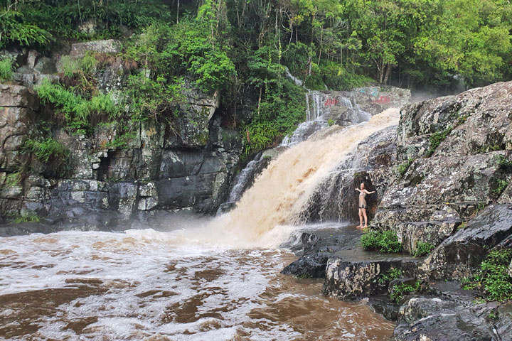 Bronwen at Cedar Creek Falls