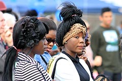 Spectacular African hairdo