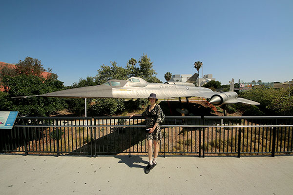 Bronwen with a Blackbird trainer