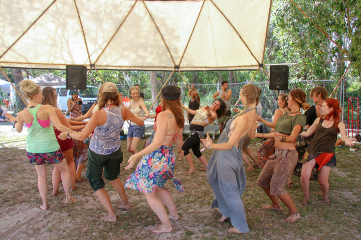 Workshop – Belly Dance, Island Vibe Festival 2018, Stradbroke Island