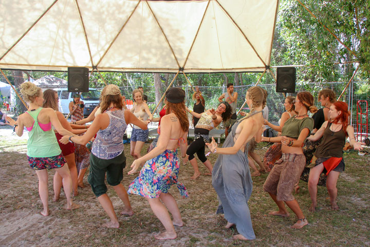 Workshop – Belly Dance, Island Vibe Festival 2018, Stradbroke Island