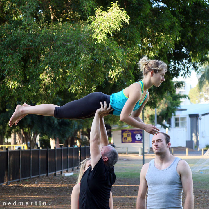 Acro at Davies Park, West End