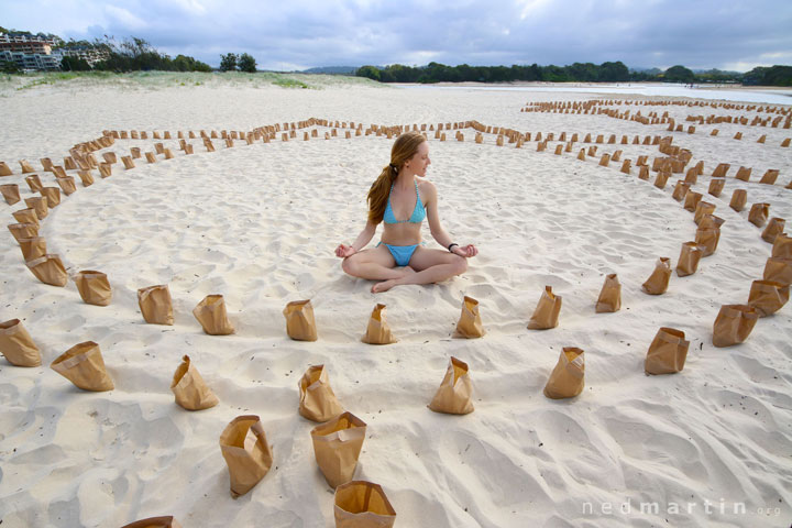 Bronwen, Cooper's Candle Installation, Currumbin Bay