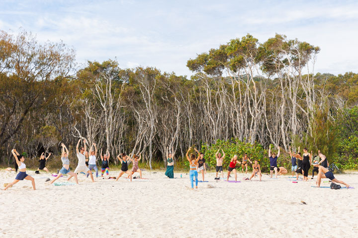 Liquid Bliss Yoga, Micro Island Vibe Festival, Stradbroke Island