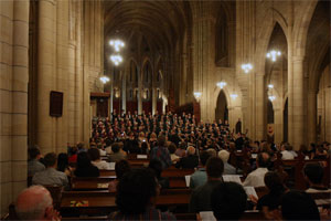 QUMS choir, St. John’s Cathedral