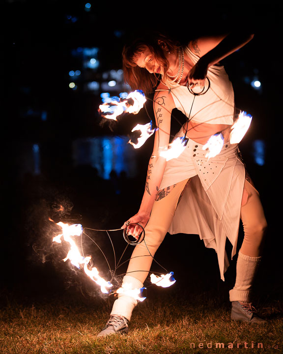 Jaelith Amber Fey, West End Fire Festival, Brisbane