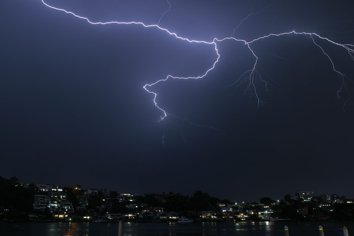 Lightning from Brisbane Powerhouse