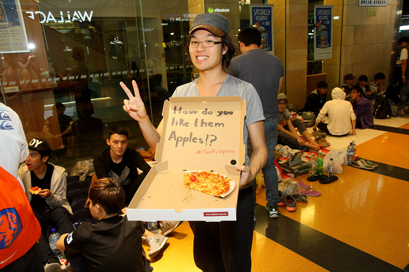 Free Vapiano pizza