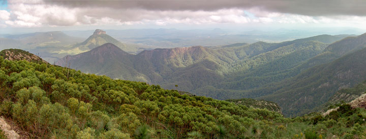 Bushwalk up Mt Barney  via South (Peasant's) Ridge