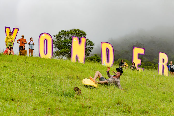 Surfing at the Yonder Sign, Yonder Festival 2021