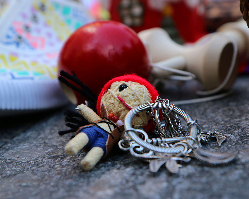 A keyring doll