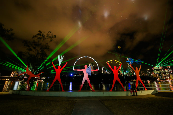 Bronwen, Sunsuper Night Sky from Kangaroo Point