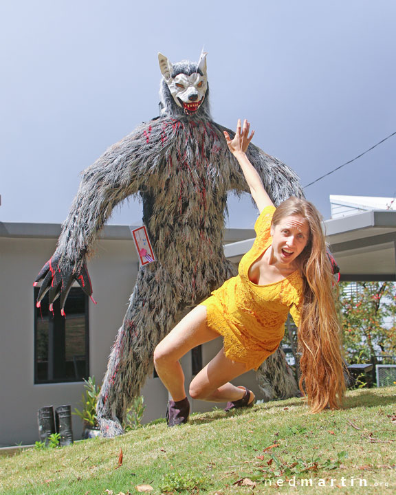 Bronwen at the Tamborine Mountain Scarecrow Festival