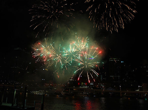 Fireworks for Australia Day