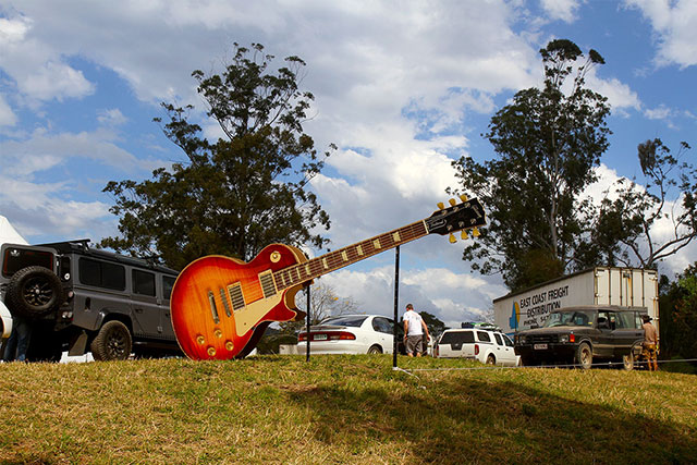 Mitchell Creek Festival entrance