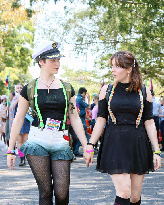 Brisbane Pride March, Brunswick St, Fortitude Valley