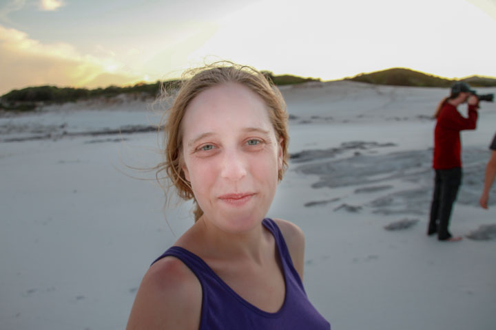 Bronwen, Maz, Moreton Island