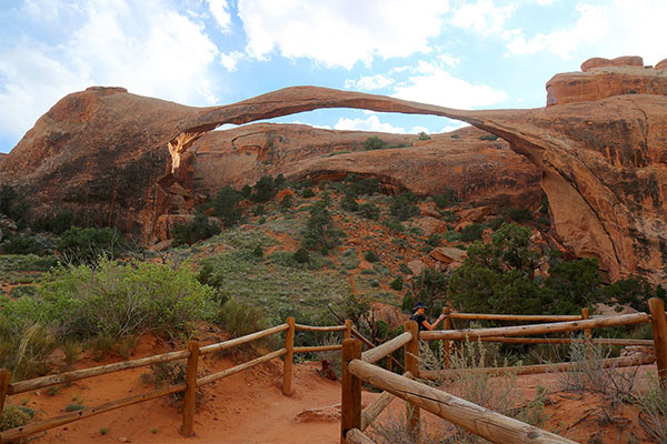 Landscape Arch in Devil’s Garden, closed since parts of it fell
