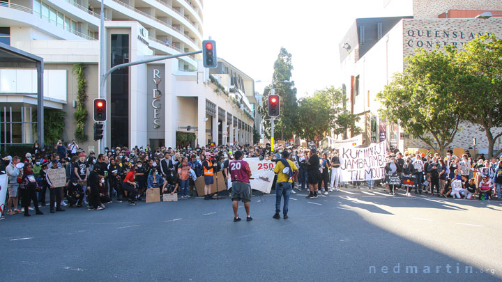 Stop Black Deaths in Custody Protest, Brisbane