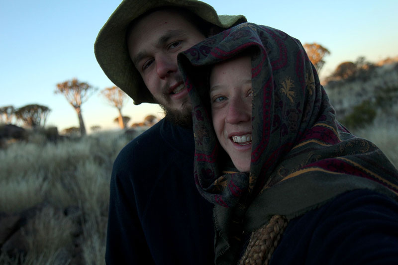Ned & Bronwen, Quiver Tree Forest, Namibia
