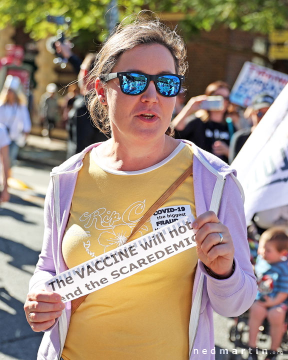 Freedom Rally, Brisbane Botanic Gardens