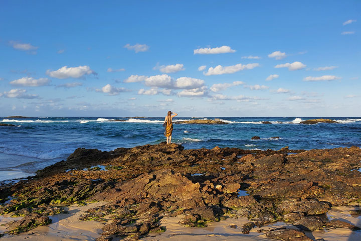 Bronwen looking for sunken treasure