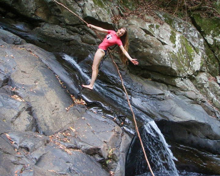 Bronwen, Cougal Cascades, Currumbin