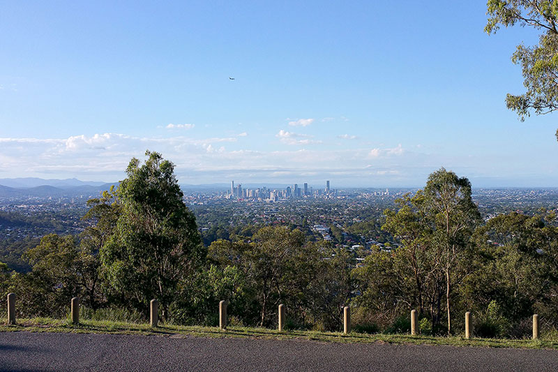 Brisbane CBD from Mount Gravatt