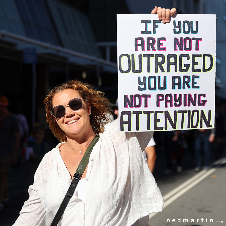 Freedom Rally, Brisbane Botanic Gardens