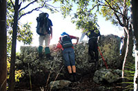 Halfway up Flinder’s Peak