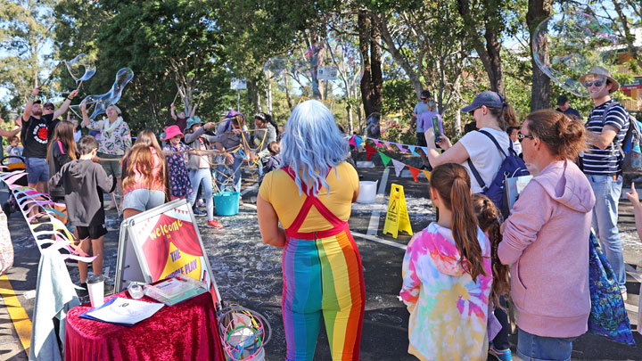 Carissa, Bubble'licious Creations, Mudgeeraba Street Party