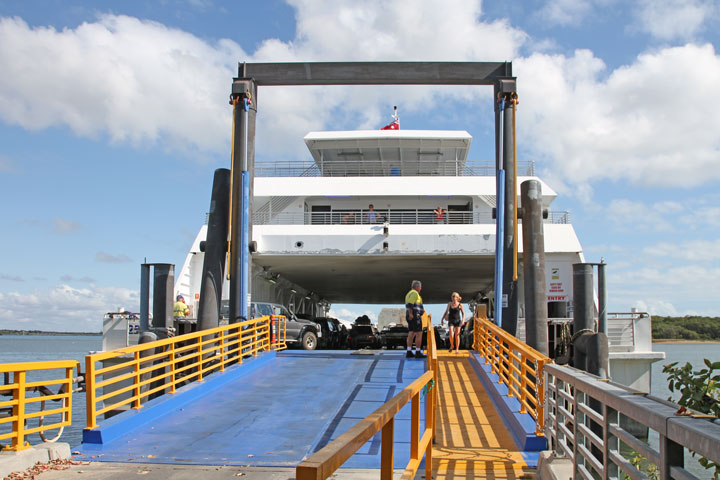 MICat, the ferry to Moreton Island