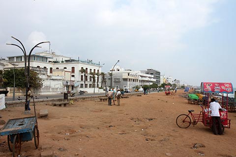 Pondicherry seashore