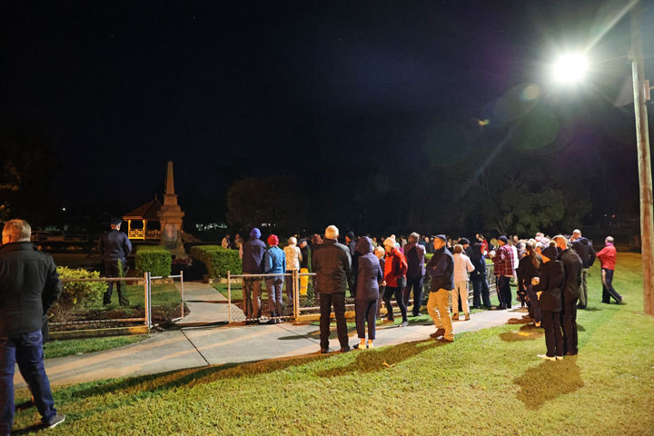ANZAC Day Dawn Ceremony, Toogoolawah, Brisbane Valley Rail Trail