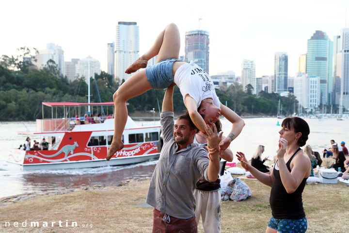 Sophia's Birthday Play Day, Kangaroo Point Cliffs, Brisbane