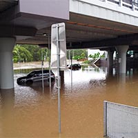 Flooding at Stones Corner