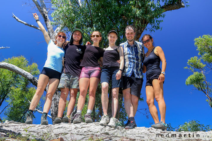 Sophia, Ben, Hannah, Bronwen, Ned, Wendy, Mt May Bushwalk