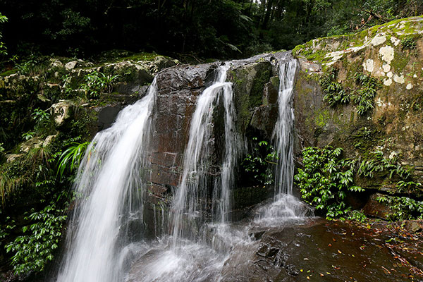 One of the many small cascades along the way