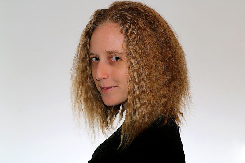 Bronwen with frizzy hair