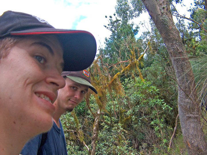 Clint, Ned, Steamers bushwalk