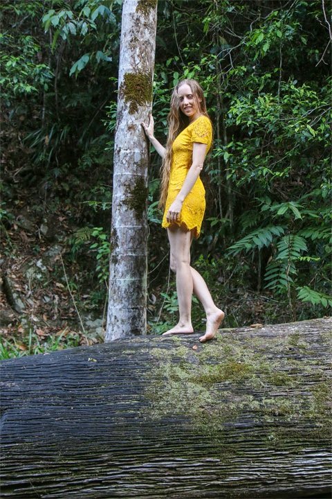 Bronwen, Cougal Cascades, Currumbin