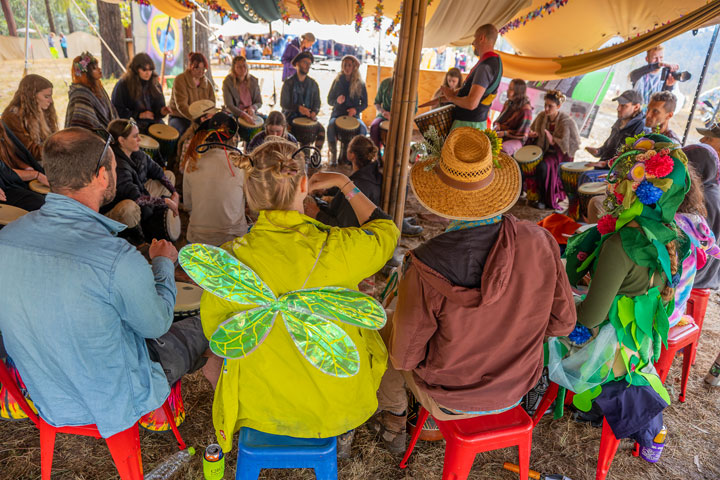 Feel the rhythm drum workshop, Jungle Love Festival 2022