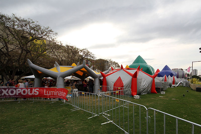 The Exxopolis Luminarium, South Bank