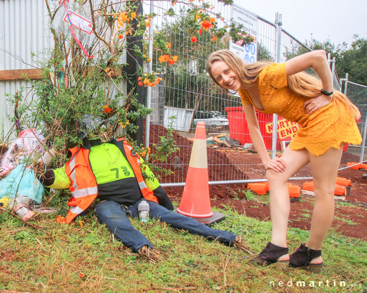 Bronwen at the Tamborine Mountain Scarecrow Festival