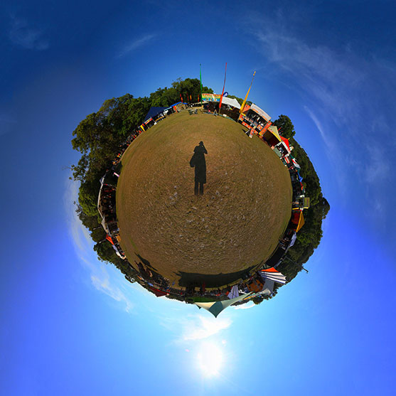 The main stage area at Island Vibe Festival