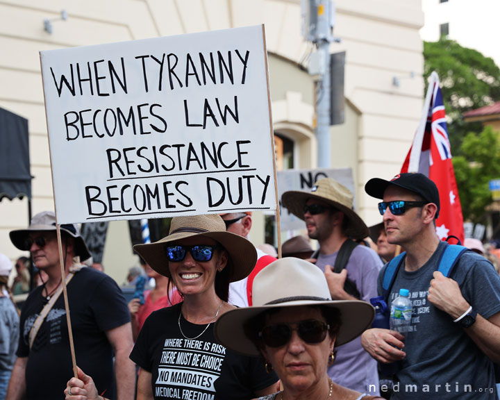 Freedom Rally, Brisbane