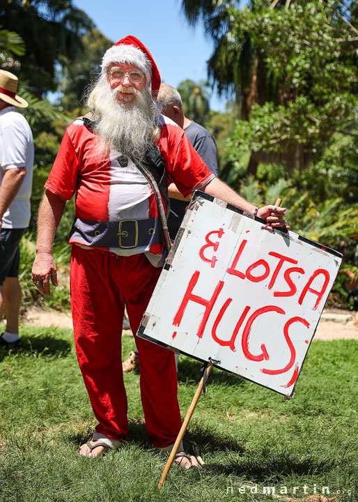 Freedom Rally, Brisbane Botanic Gardens