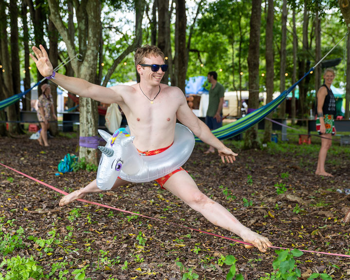 Slackline Workshop, Market Grove, Yonder Festival 2021