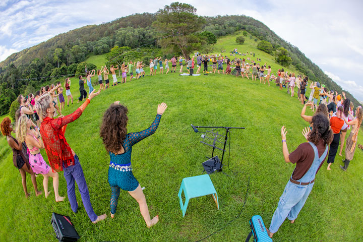 Telepathy: Moving Meditation, Hill, Yonder Festival 2021